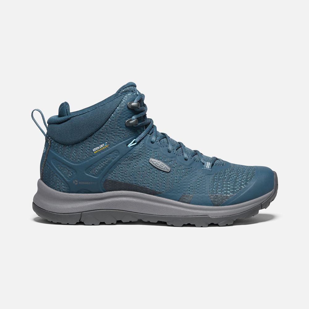 Keen Outdoor Bot Kadın Mavi - Terradora Ii Waterproof - Türkiye LTYR73568